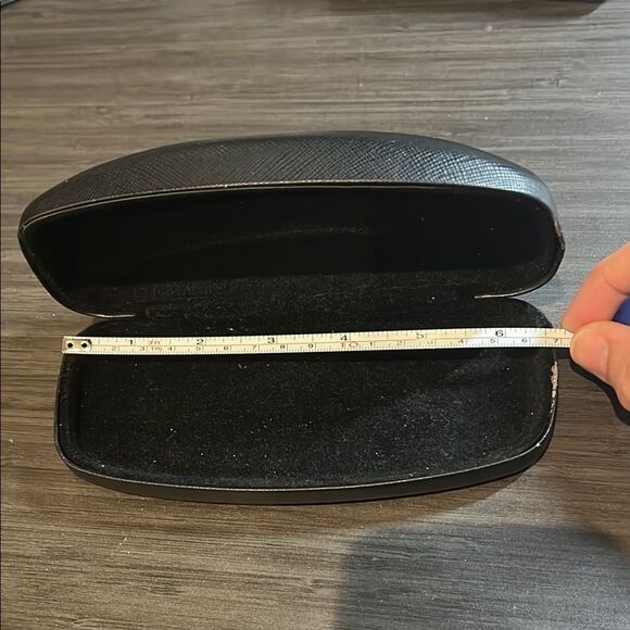 Salvatore Ferragamo Black Eyeglass Sunglass Case